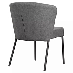 Стул серый с широкой закругленной спинкой Chair Gray Attractive варинант исполнения - 3 | Loft Concept в Орле