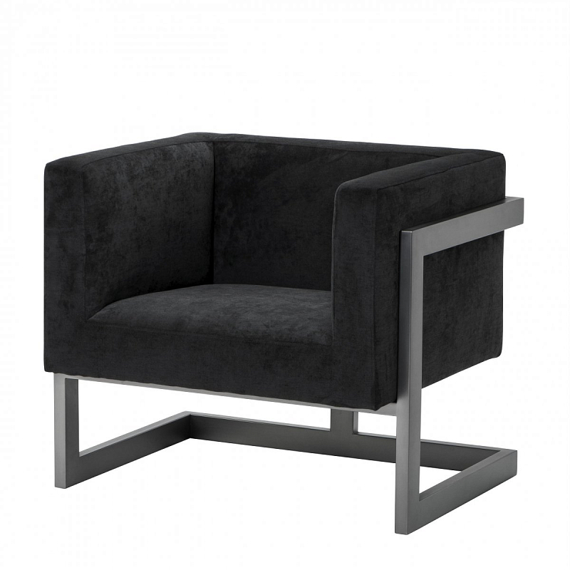 Кресло Eichholtz Chair Mendoza Черный Темная бронза Кресло Eichholtz Chair Mendoza Черный Темная бронза в Орле | Loft Concept