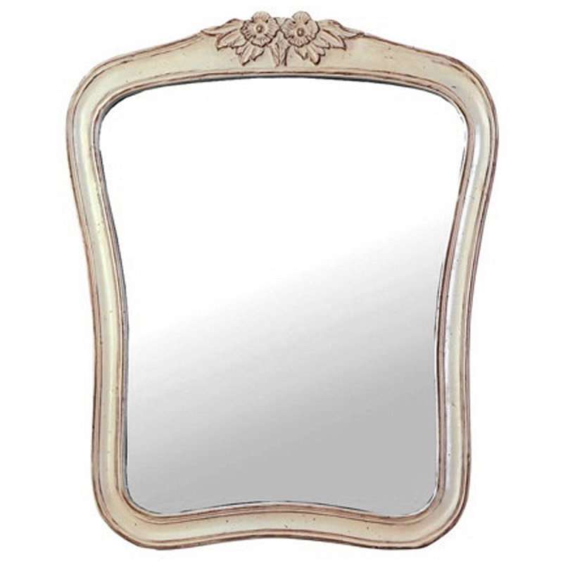 Настенное зеркало в деревянной состаренной раме Martine Wall Mirror Бежевый Коричневый Настенное зеркало в деревянной состаренной раме Martine Wall Mirror Бежевый Коричневый в Орле | Loft Concept