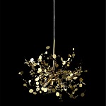 Подвесной светильник с металлическими круглыми элементами Terzani Argent варинант исполнения - 7 | Loft Concept в Орле