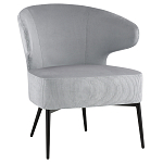 Современное мягкое кресло на металлических ножках Rakush Grey варинант исполнения - 1 | Loft Concept в Орле