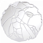 Зеркало кругле в декоративной раме белого цвета White Ratio варинант исполнения - 1 | Loft Concept в Орле