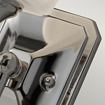 Бра для ванных комнат с белым матовым плафоном квадратной формы на основании цвета хром Feiss варинант исполнения - 3 | Loft Concept в Орле