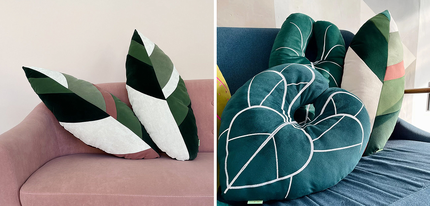 Декоративная подушка Botanical Cushion Stromanta Sanguinea Декоративная подушка Botanical Cushion Stromanta Sanguinea - Loft-Concept в Орле