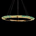 Люстра в форме кольца с цветочным декором Warm Heavenly Light варинант исполнения - 3 | Loft Concept в Орле