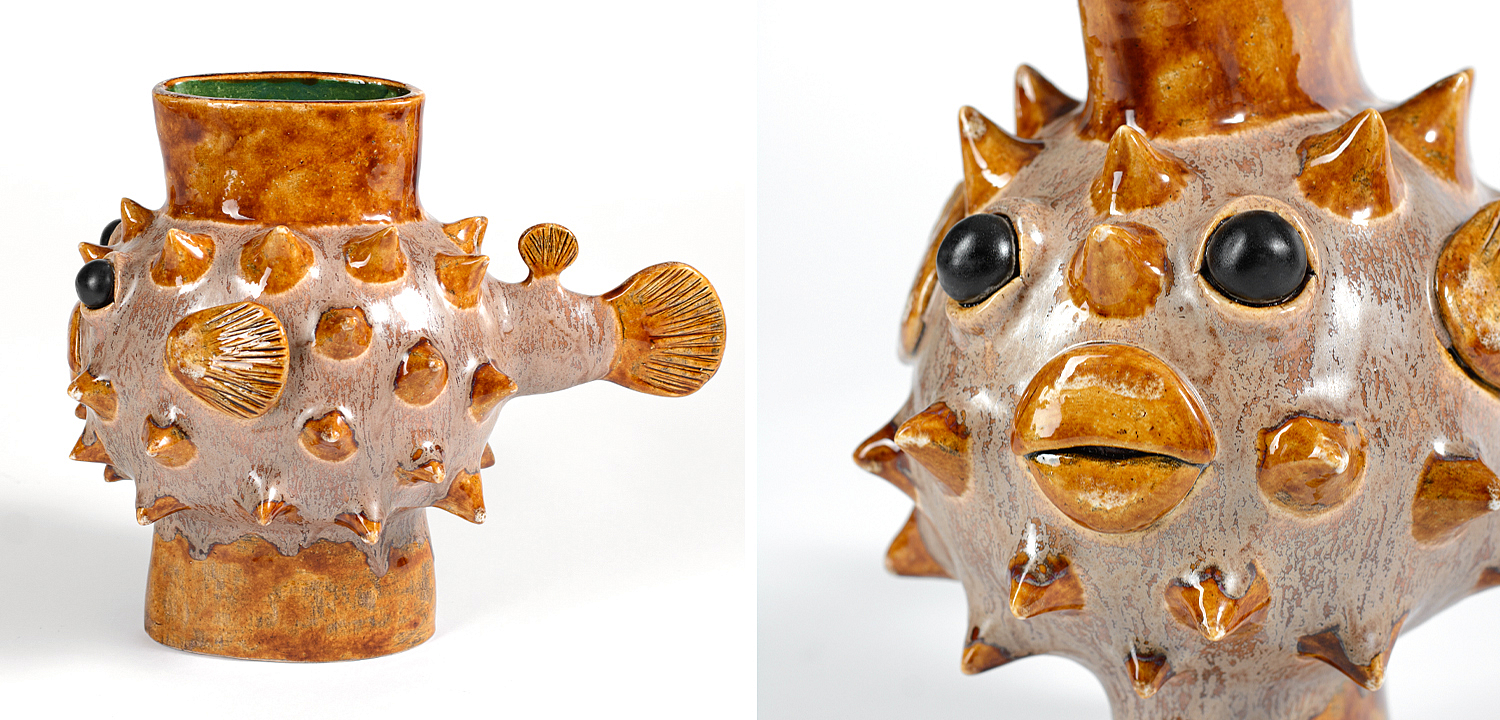 Ваза Puffer Fish Vase Ваза Puffer Fish Vase - Loft-Concept в Орле