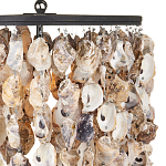 Люстра овальная с подвесками из устричных раковин Sea Ravens варинант исполнения - 1 | Loft Concept в Орле