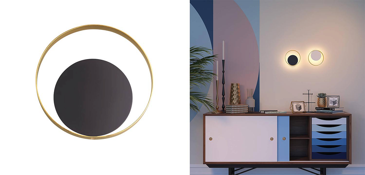 Бра Globo Ocular Sconce Circle Black Бра Globo Ocular Sconce Circle Black - Loft-Concept в Орле