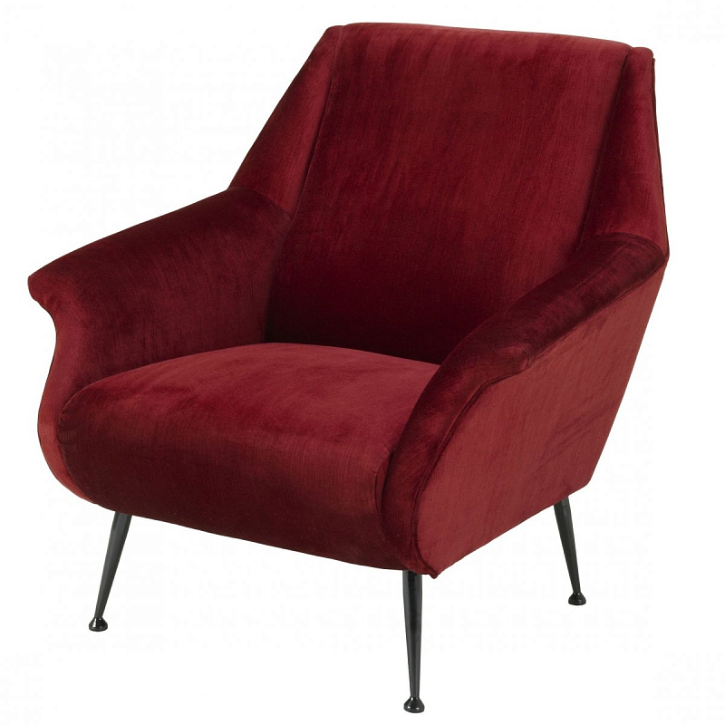 Кресло Eichholtz Chair Trezzo Red Красный Черный Кресло Eichholtz Chair Trezzo Red Красный Черный в Орле | Loft Concept