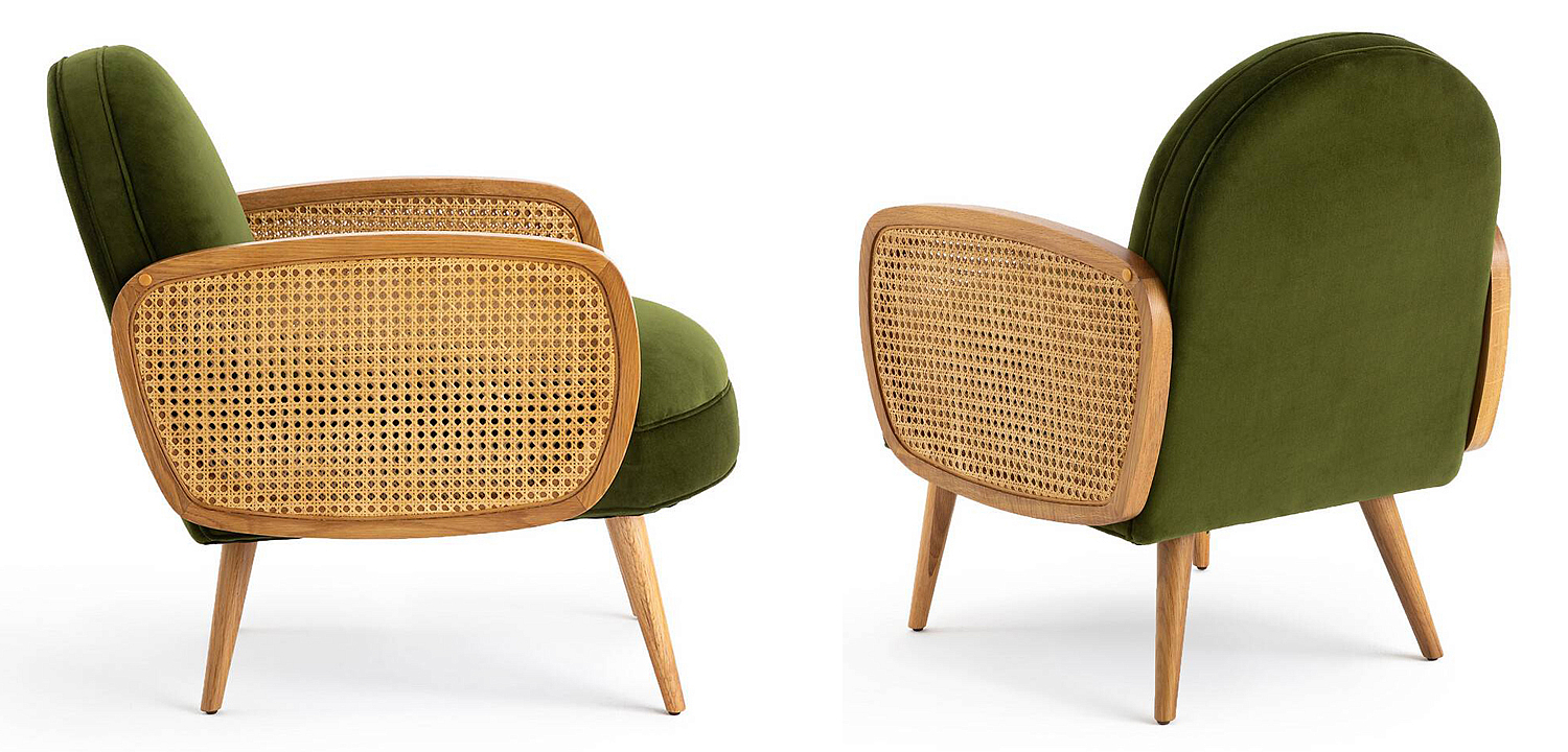 Кресло Morten Wicker Green Armchair Кресло Morten Wicker Green Armchair - Loft-Concept в Орле