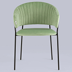Стул в велюре фисташкового цвета Horizon варинант исполнения - 3 | Loft Concept в Орле