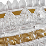 Люстра круглая с декоративными элементами в виде лепестков Round Light Flashing варинант исполнения - 7 | Loft Concept в Орле