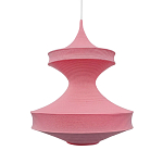 Подвесной вязаный розовый светильник «Моника» варинант исполнения - 1 | Loft Concept в Орле