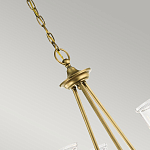 Люстра с прозрачными плафонами из пузырчатого стекла Kichler варинант исполнения - 5 | Loft Concept в Орле