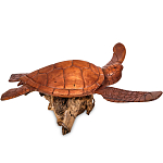 Статуэтка деревянная в виде морской черепахи Marine Reptiles варинант исполнения - 2 | Loft Concept в Орле