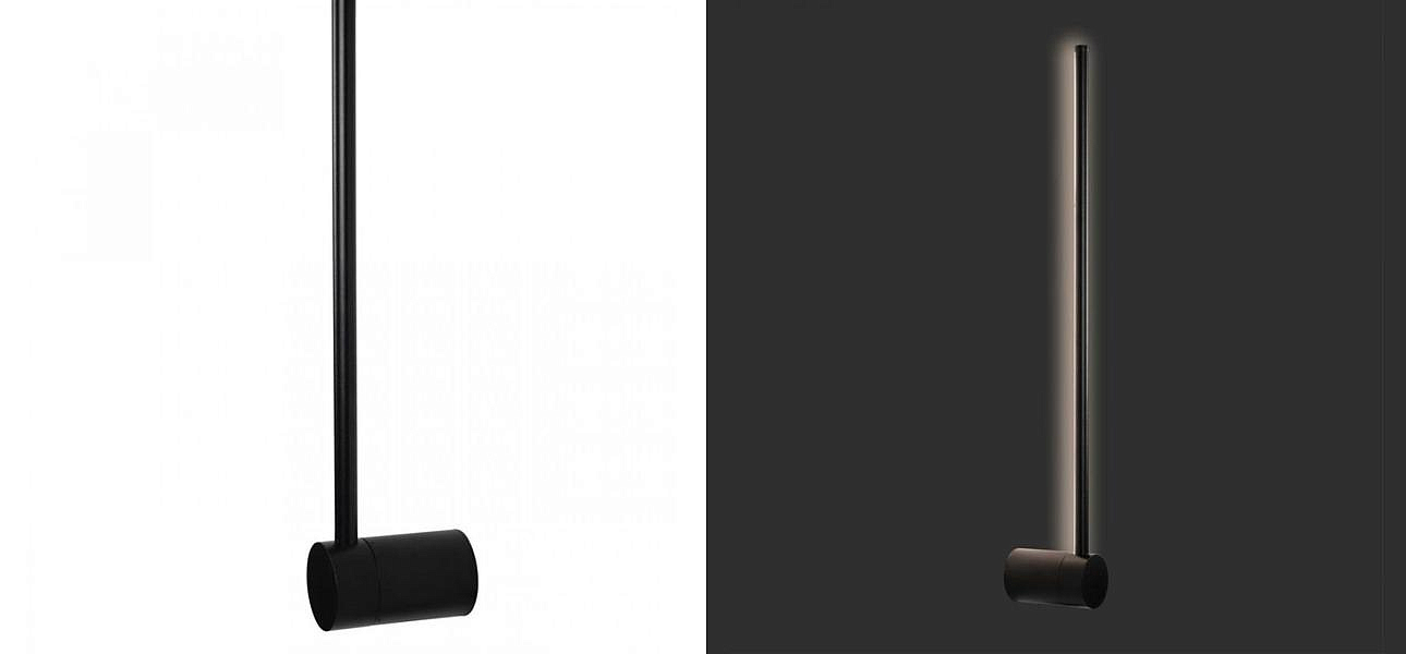 Светодиодное бра Upright Line Black Светодиодное бра Upright Line Black - Loft-Concept в Орле