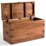 Деревянный сундук из массива манго Mango Wooden Chest Brown варинант исполнения - 5 | Loft Concept в Орле