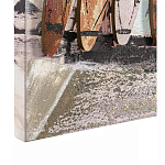 Панно декоративное в морском стиле Seascape and Surfing I варинант исполнения - 3 | Loft Concept в Орле