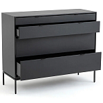 Комод из металла и кожи Guarin Chest of Drawers варинант исполнения - 3 | Loft Concept в Орле