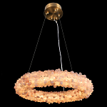 Люстра кольцевая с частичками натурального горного хрусталя Crystal Shimmer варинант исполнения - 1 | Loft Concept в Орле