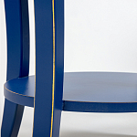 Синяя тумба на фигурных ножках Shelby варинант исполнения - 5 | Loft Concept в Орле