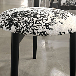 Стул обеденный деревянный с цветочной обивкой Foshan Chair варинант исполнения - 2 | Loft Concept в Орле