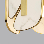 Люстра с мраморными вставками Marble Plates варинант исполнения - 4 | Loft Concept в Орле