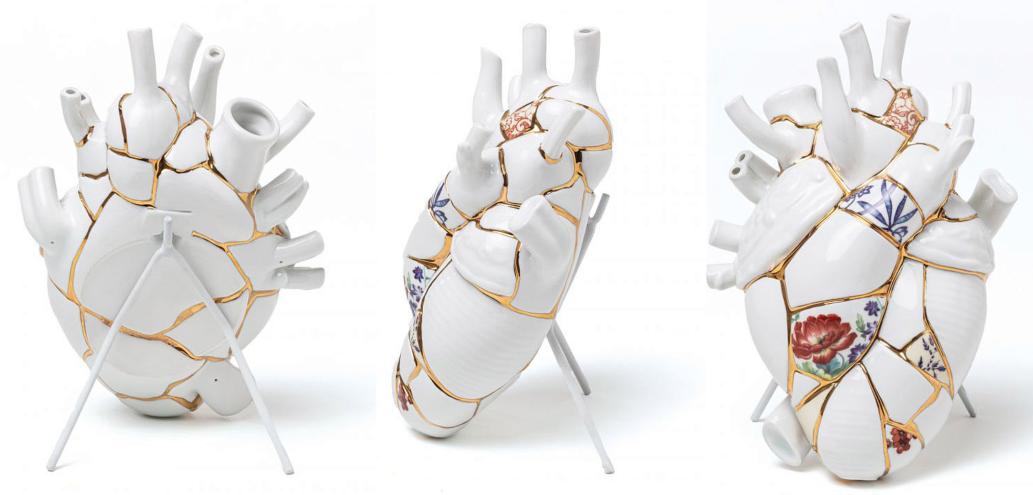 Ваза Seletti Love in Bloom Kintsugi Ваза Seletti Love in Bloom Kintsugi - Loft-Concept в Орле