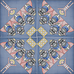 Плитка дизайнерская с узором Мангалоры варинант исполнения - 1 | Loft Concept в Орле