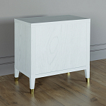 Прикроватная тумбочка с полкой Elsa Dreams White варинант исполнения - 4 | Loft Concept в Орле