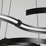 Люстра подвесная светодиодная в виде волнообразной ленты Ribbon Vortex варинант исполнения - 5 | Loft Concept в Орле