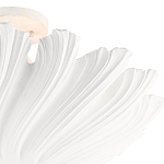 Потолочный светильник белый с рельефным абажуром Feminine Shape варинант исполнения - 1 | Loft Concept в Орле