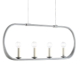 Люстра линейная в овальной раме Traditional Clean Lines варинант исполнения - 2 | Loft Concept в Орле