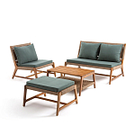 Садовый 2-х местный диван с каркасом из акации Green варинант исполнения - 4 | Loft Concept в Орле