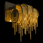 Бра с перфорированными металлическими дугами и цепочками 22 см Atlantis Chain варинант исполнения - 2 | Loft Concept в Орле