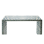 Консоль Дизайнерская Kenya Console ZEBRA Bone Inlay blue варинант исполнения - 2 | Loft Concept в Орле