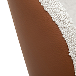 Стул мягкий с обивкой из рогожки и экокожи Contrasting Performance варинант исполнения - 3 | Loft Concept в Орле