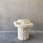 Дизайнерский журнальный стол цилиндрической формы фактурный Mylepen варинант исполнения - 1 | Loft Concept в Орле