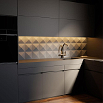 Гипсовая 3D панель с принтографией PM-104 варинант исполнения - 2 | Loft Concept в Орле