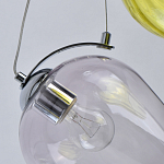 Люстра каскадная с 5-ю разноцветными стеклянными плафонами Kaleido варинант исполнения - 9 | Loft Concept в Орле