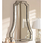 Зеркало в серебристой фигурной раме Silver Reflection варинант исполнения - 5 | Loft Concept в Орле