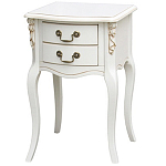 Прикроватная тумба в стиле прованс с 2-мя ящиками Paule Montmartre Provence Bedside Table варинант исполнения - 1 | Loft Concept в Орле