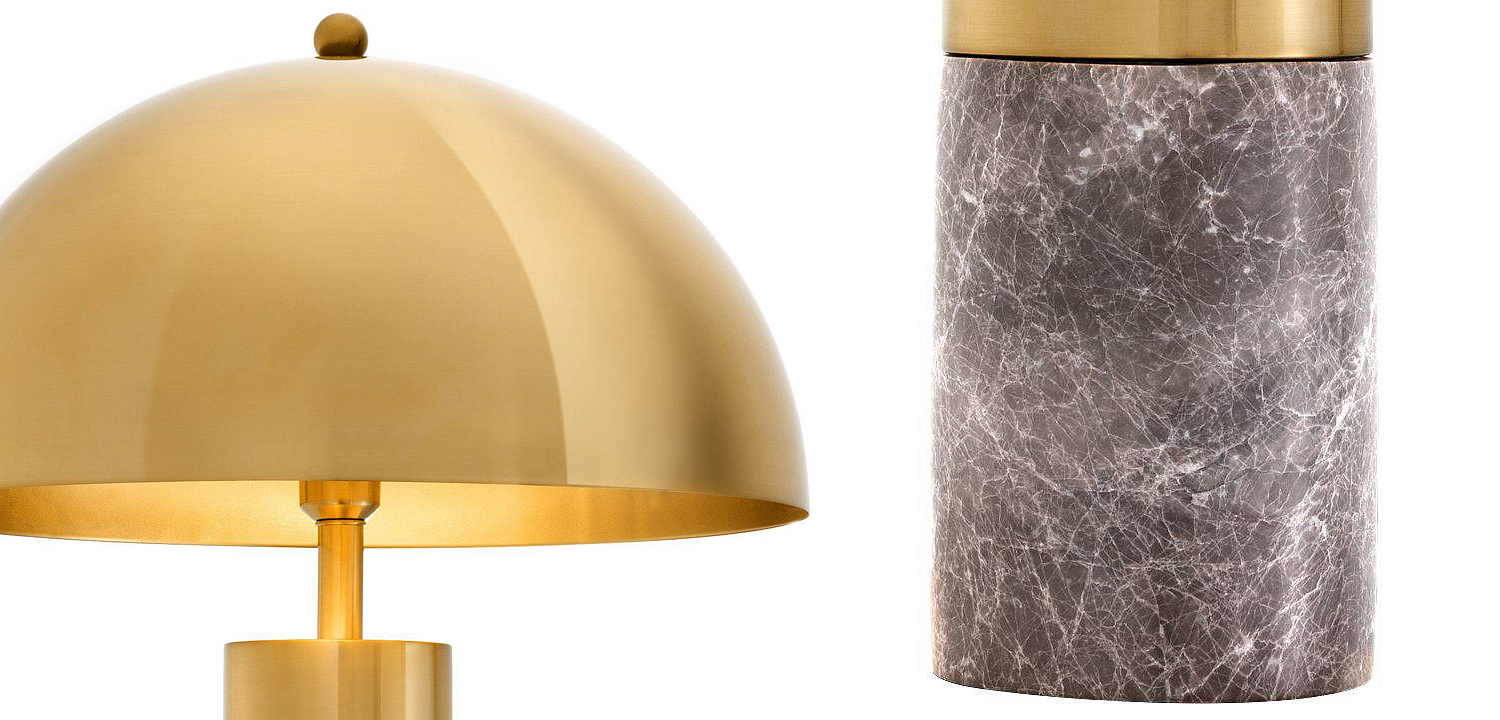 Настольная лампа Eichholtz Table Lamp Flair brass Настольная лампа Eichholtz Table Lamp Flair brass - Loft-Concept в Орле