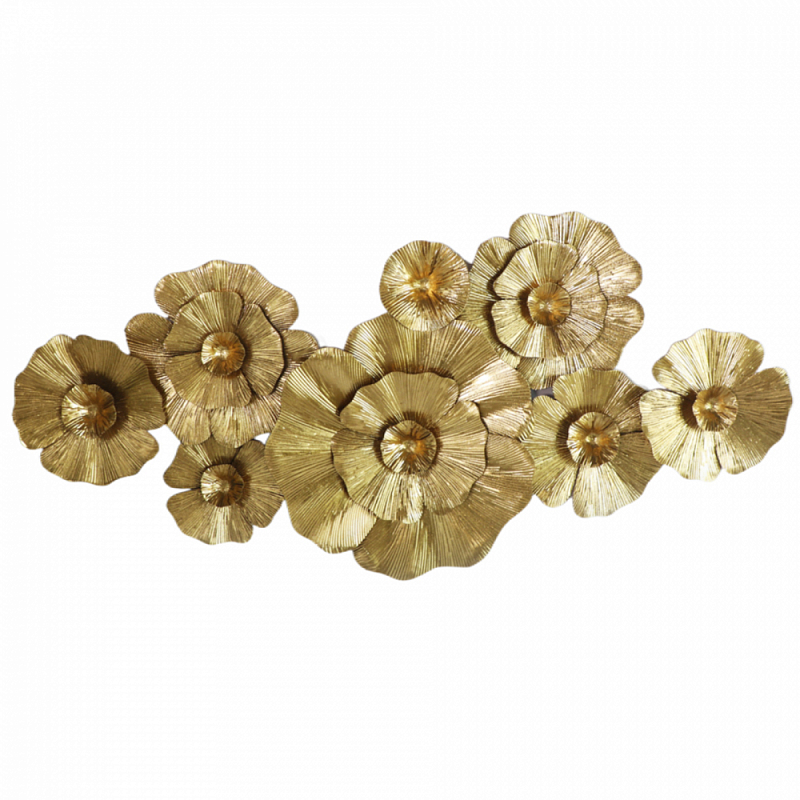 Панно настенное Blank Sheet Delicate Flower Золотой Панно настенное Blank Sheet Delicate Flower Золотой в Орле | Loft Concept