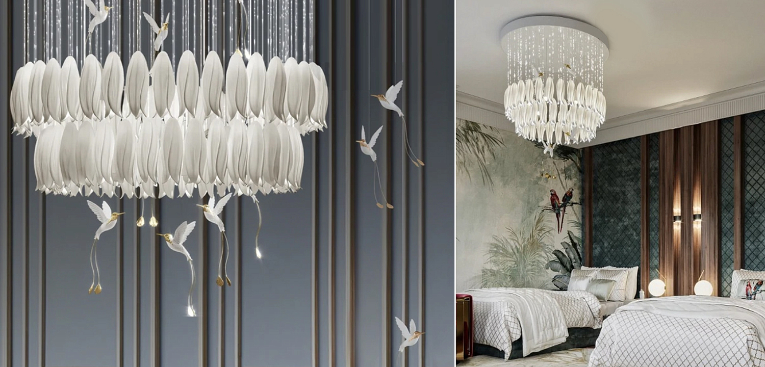 Люстра c Птичками Колибри Sagarti Contemporary chandelier ALBA Flowers & Birds Люстра c Птичками Колибри Sagarti Contemporary chandelier ALBA Flowers & Birds - Loft-Concept в Орле