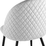 Мягкий стул в сером велюре Miruna Chair варинант исполнения - 6 | Loft Concept в Орле