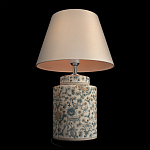 Настольная лампа цилиндрическая с цветочной росписью Lamp Flower Painting варинант исполнения - 5 | Loft Concept в Орле