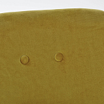 Кресло велюровое горчичного цвета Diaspro Mustard Armchair варинант исполнения - 5 | Loft Concept в Орле