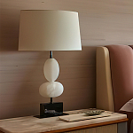 Настольная лампа на фигурном мраморном основании Conundrum варинант исполнения - 4 | Loft Concept в Орле