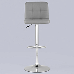 Барный стул с сиденьем серого цвета Honory варинант исполнения - 3 | Loft Concept в Орле